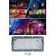 Kumandalı Led Işık Dış Cephe Aydınlatması Çok Renkli RGB Led Panel Işık PartiLed Aydınlatma