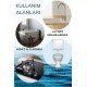 Gri Su Sızdırmaz  Banyo Mutfak Lavabo Küvet İzolasyon Şerit Bant