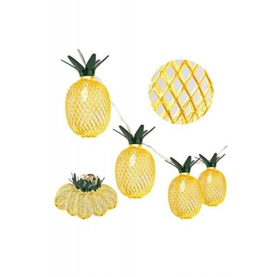 Dekoratif Pilli Pineapple Ananas Pilli Şerit Led Işık (1 Metre)