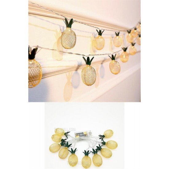 Dekoratif Pilli Pineapple Ananas Pilli Şerit Led Işık (1 Metre)