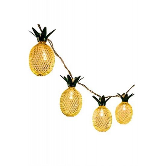 Dekoratif Pilli Pineapple Ananas Pilli Şerit Led Işık (1 Metre)